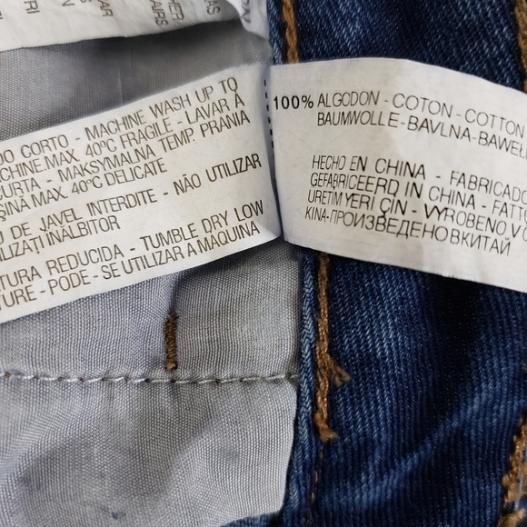 Zara Premium Blue Wash Boyfriend Jeans Size 6 - Picture 9 of 9